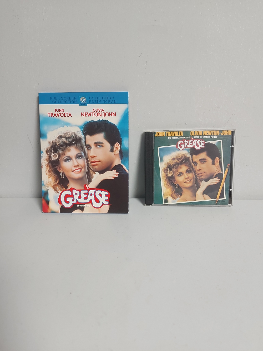 Grease (1978) Lot - Full Screen DVD & Original Motion Picture Soundtrack CD